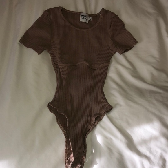 Princess Polly Tops - Princess Polly tan body suit